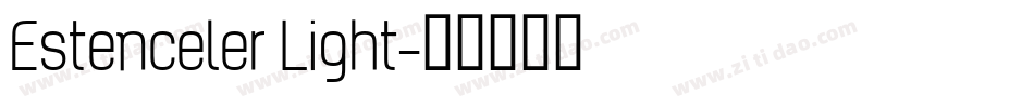 Estenceler Light字体转换